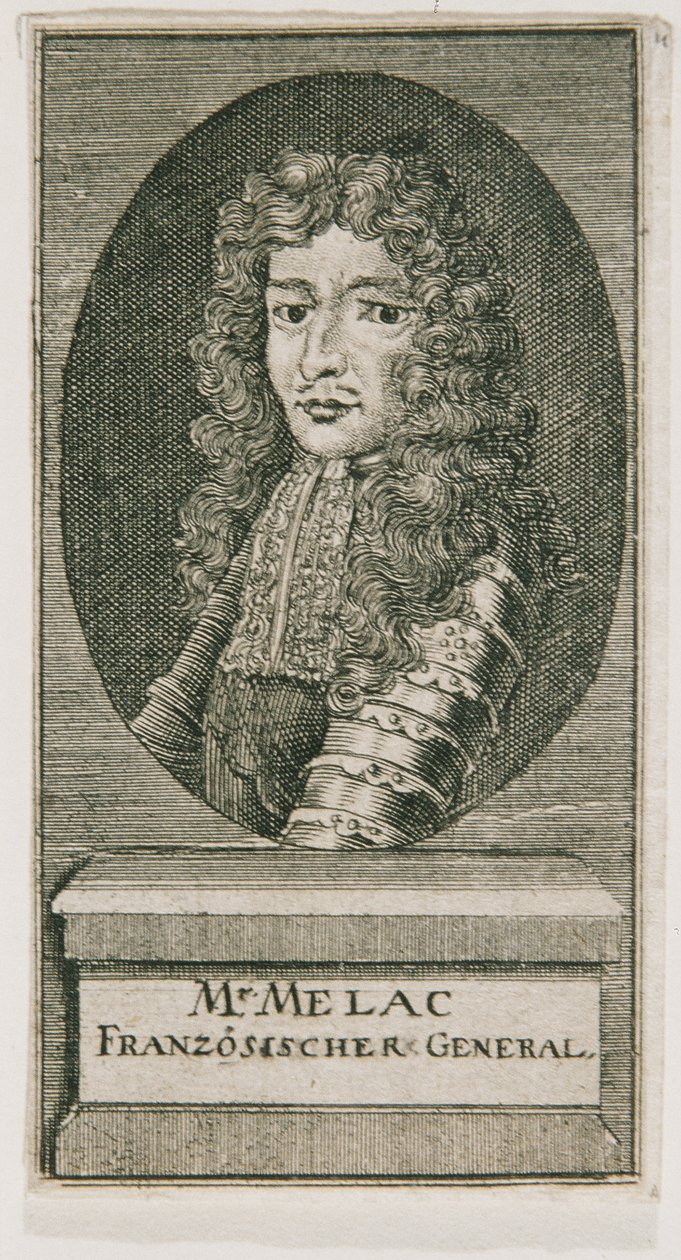 General Ezekiel du Mas Comte de Mélac by Unbekannter Stecher