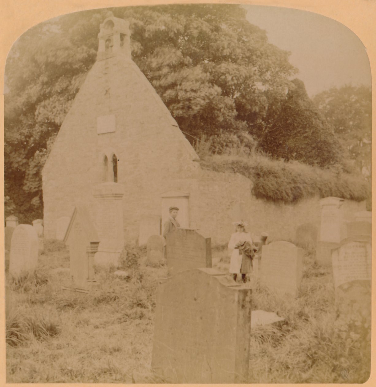 Auld Kirk, Ayr, İskoçya, 1897. by Underwood and Underwood