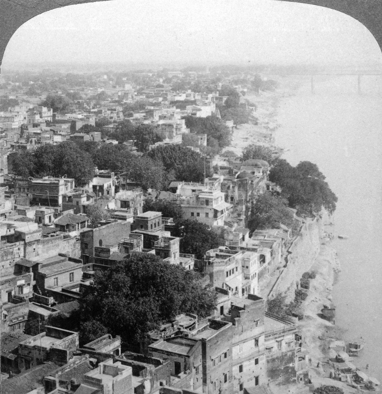 Benares Varanasi, Hindistan, 1903. by Underwood and Underwood