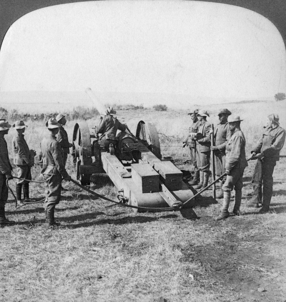 İngiliz donanma silahı, Güney Afrika, Boer Savaşı, 1900 by Underwood and Underwood