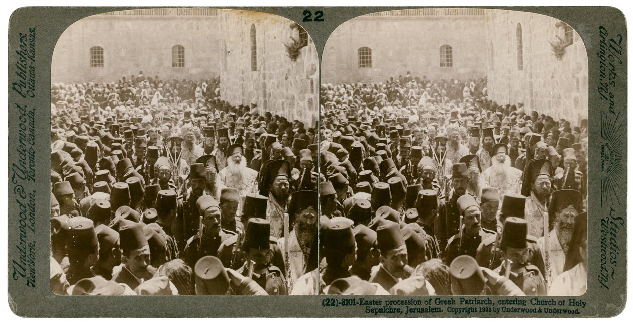 Yunan Patriğinin Paskalya alayı, Kutsal Kabir Kilisesi