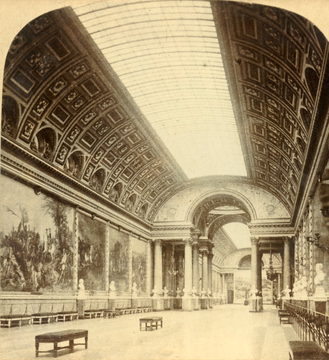 Savaşlar Galerisi, Versay, c1900. by Underwood and Underwood
