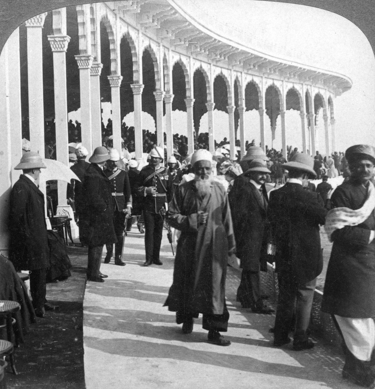 Büyük Durbar Amfitiyatrosunda buluşma, Delhi, Hindistan, 1903. by Underwood and Underwood