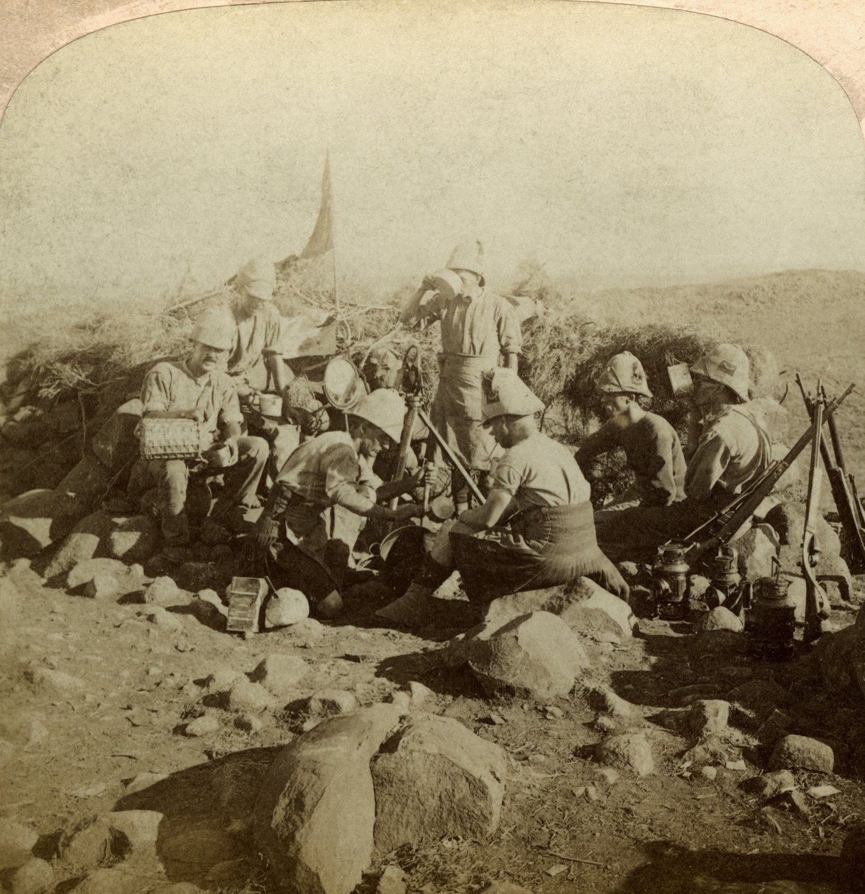 Gordon Highland Signal Hill, Euslin, Güney Afrika, Boer Savaşı, 1899-1902