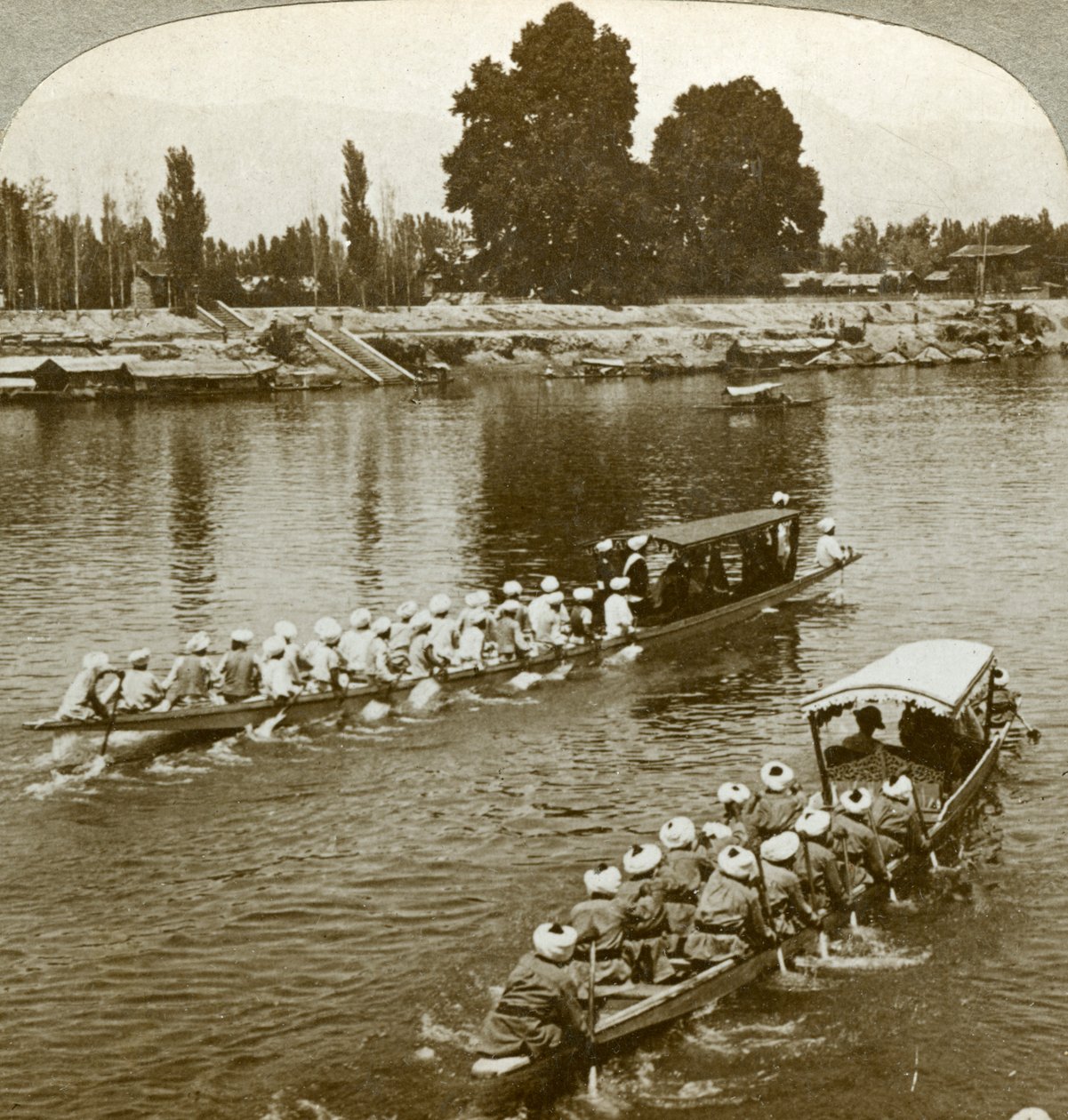 Lady Curzxon, Maharaja, Keşmir, Hindistan, 1900