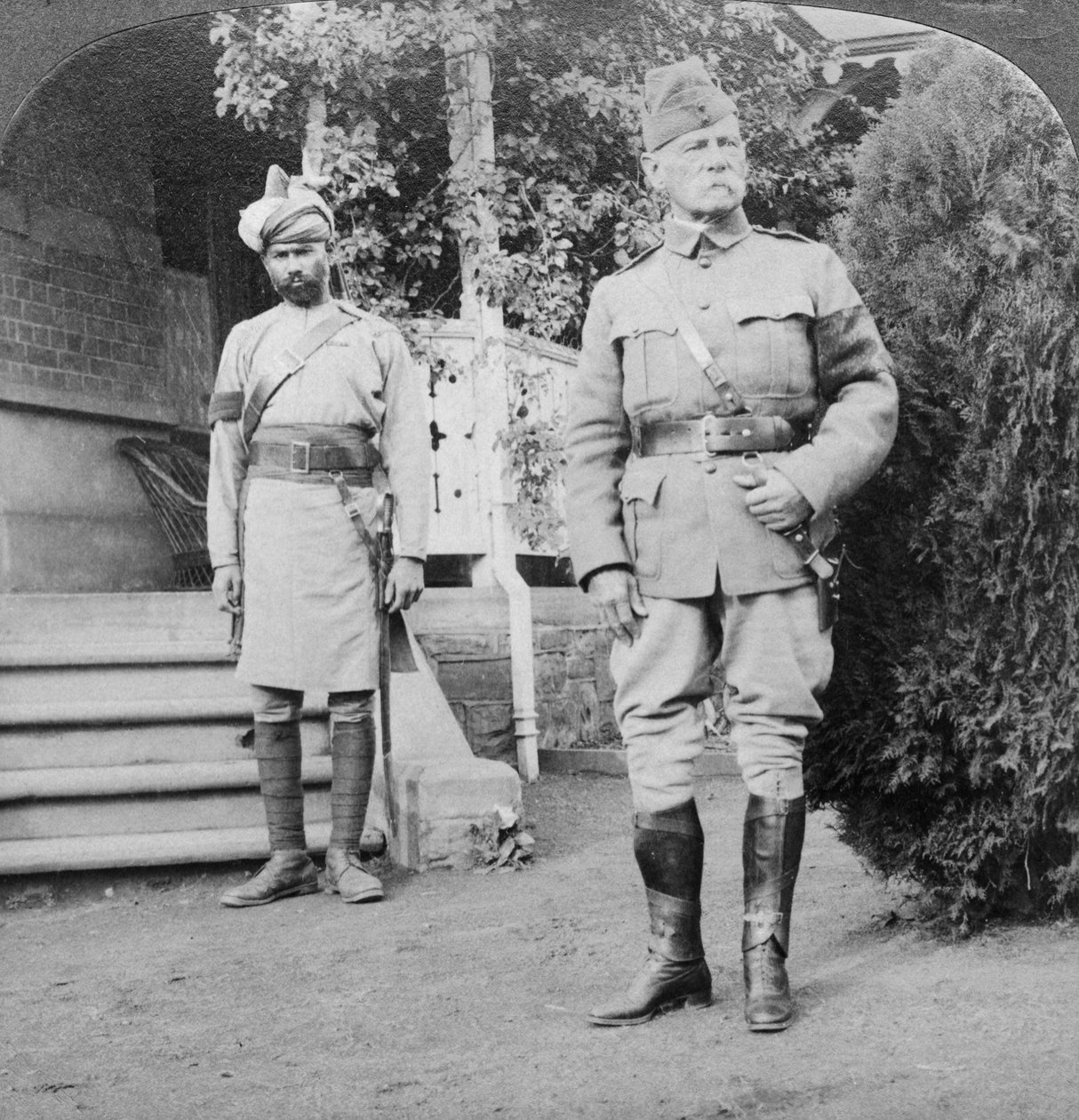 Lord Roberts, İngiliz Orduları Başkomutanı, Güney Afrika, Boer Savaşı, 1900-1901. by Underwood and Underwood