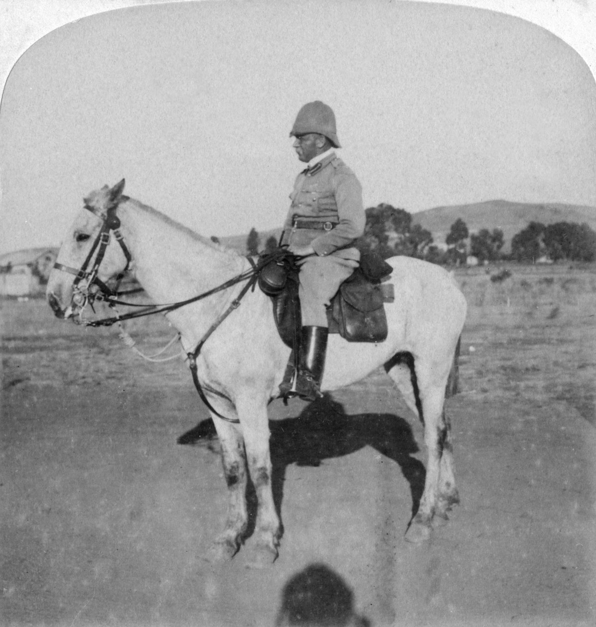 Tümgeneral John French, gözü pek süvari lideri, Pretoria, Güney Afrika, Boer Savaşı, 1901. by Underwood and Underwood