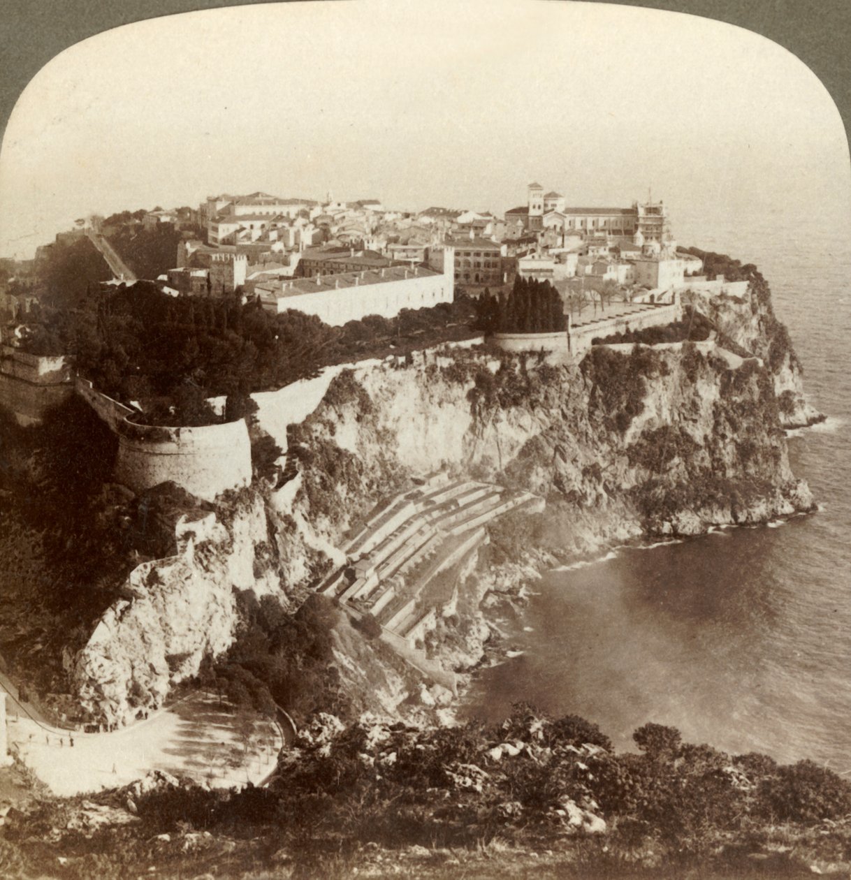Monte Carlos Capital, Monako - Dünyanın en küçük prensliğinde, 1899. by Underwood and Underwood