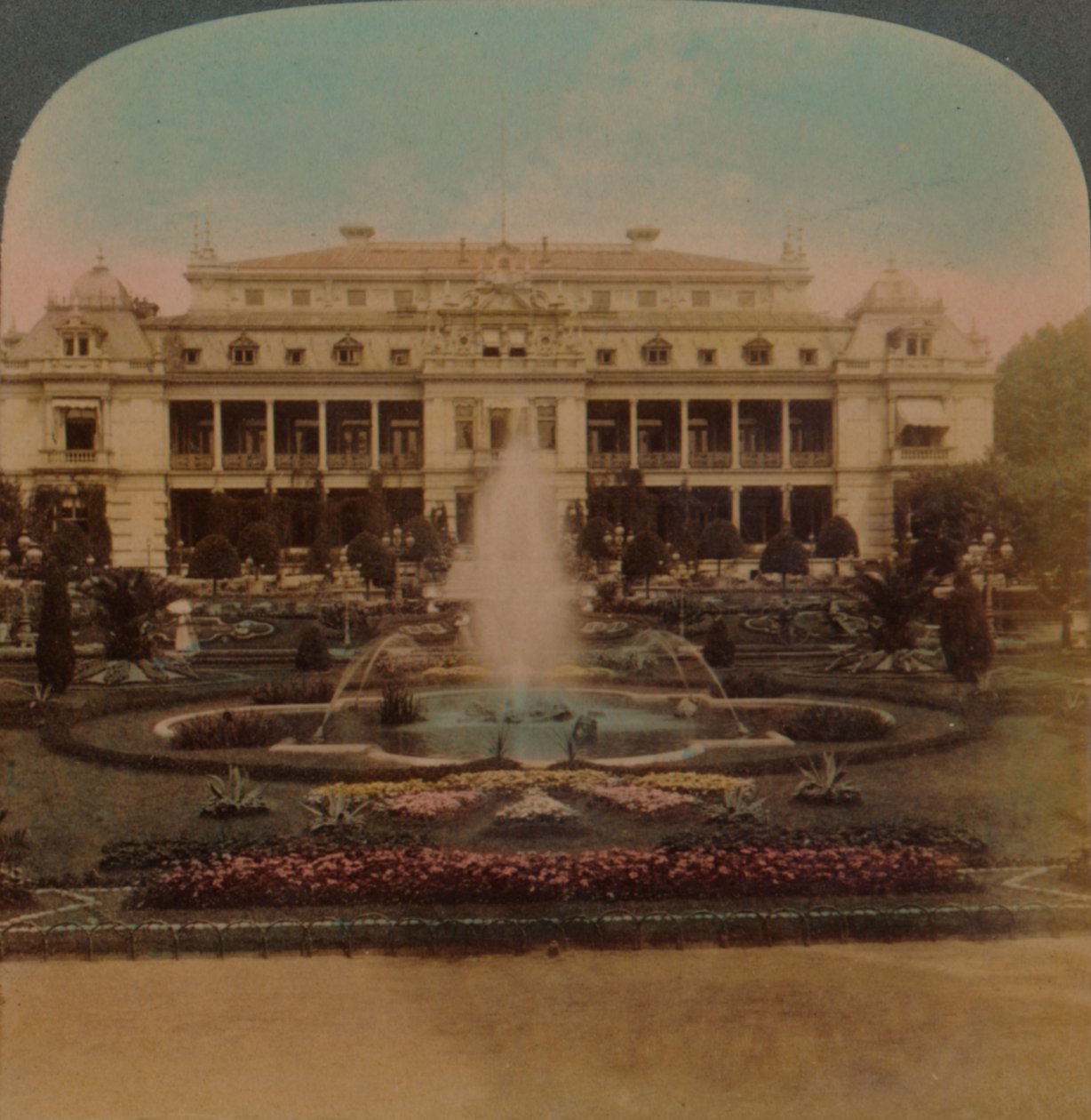 Palm Gardens, Frankfurt, Almanya, 1894. Sanatçılar: Elmer Underwood, Bert Elias Underwood. by Underwood and Underwood