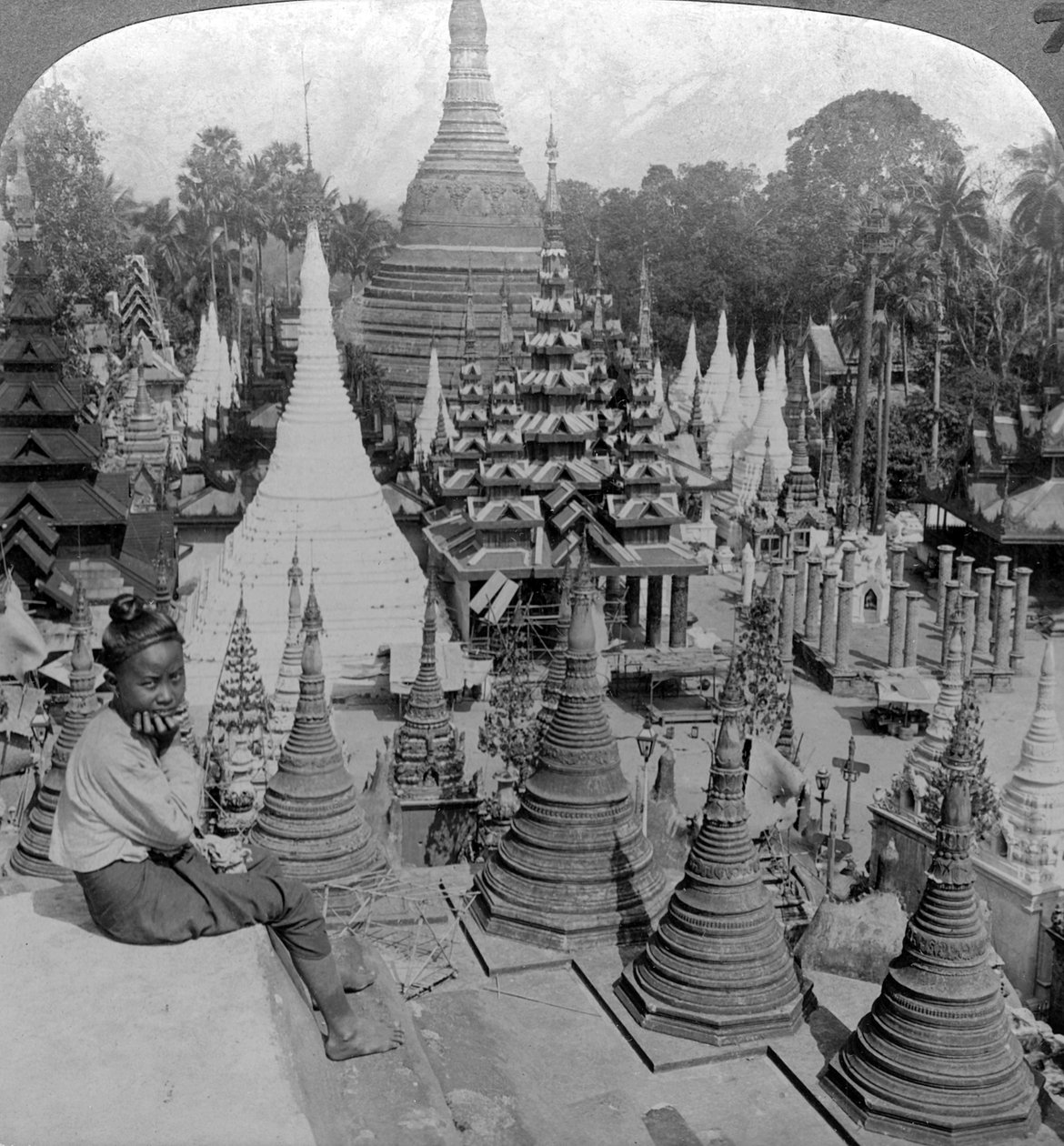 Shwedagon Pagoda, Rangoon, Burma, c1900