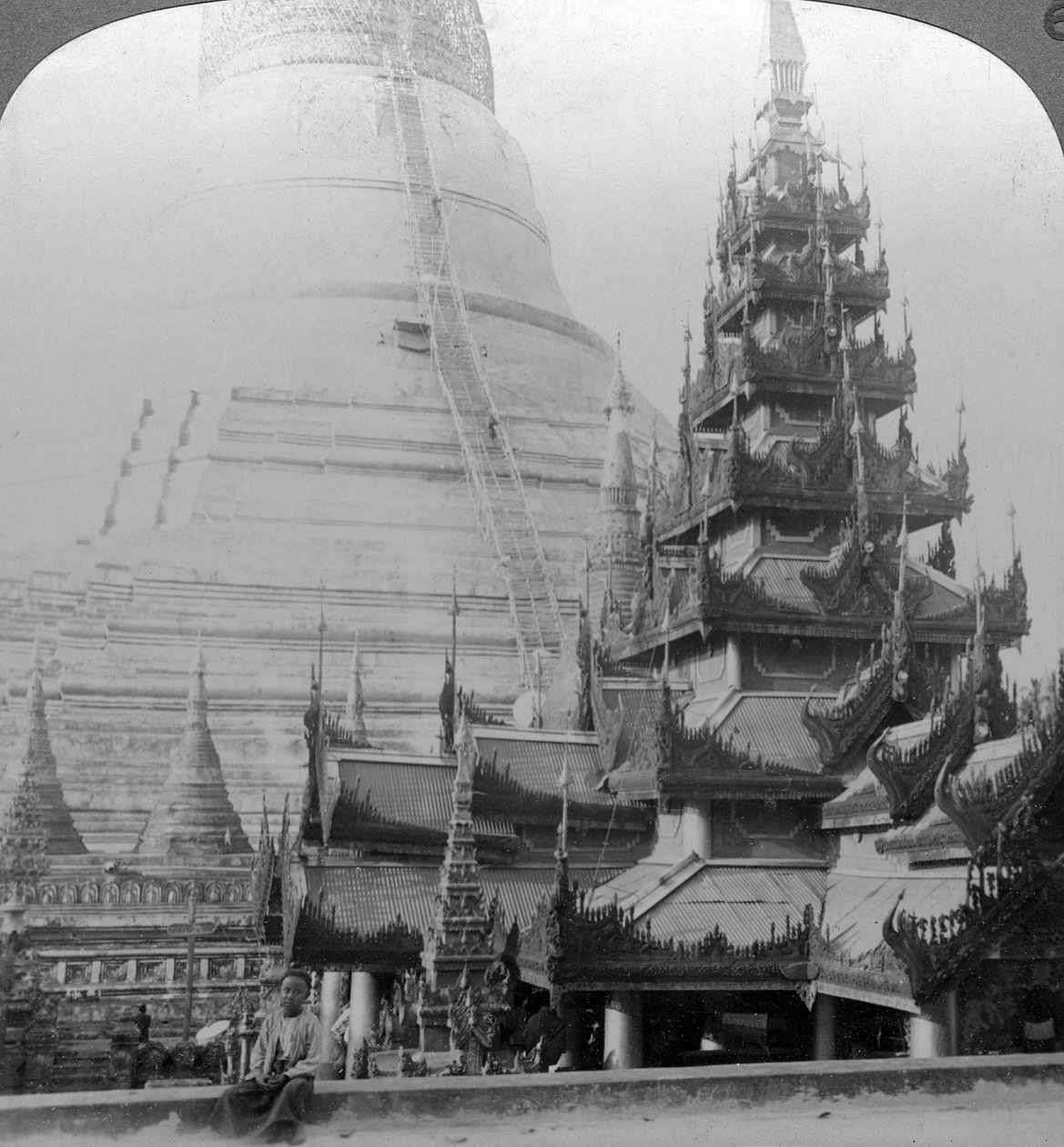 Shwedagon Pagoda, Rangoon, Burma, c1900