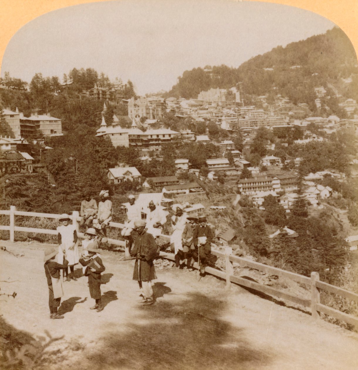 Simla, güzel Himalaya Dağı tatil beldesi..., Hindistan, 1902. by Underwood and Underwood