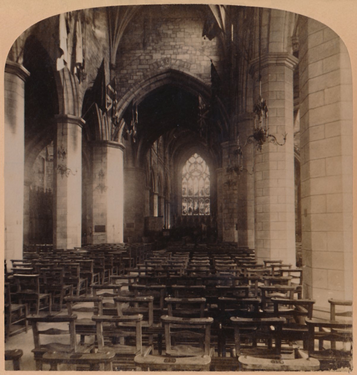Giles Katedrali, Edinburgh, İskoçya, 1896. by Underwood and Underwood
