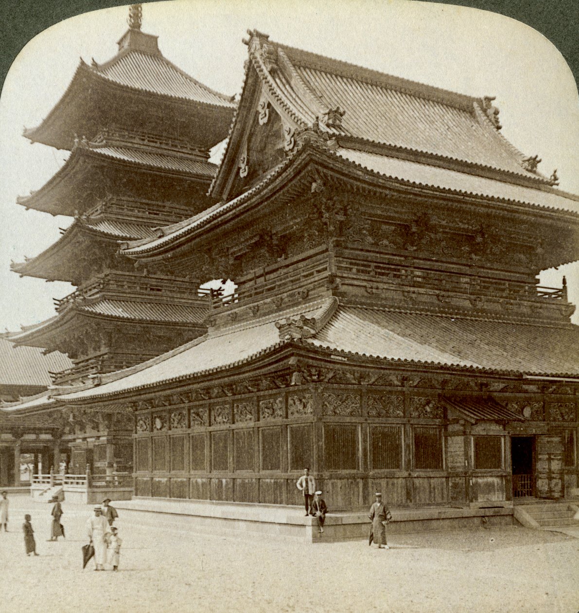 S Tate ly sp Endo r Ofe Bakış Açısı Oji Hand MP, Kosaka, Japonya, 1904 by Underwood and Underwood