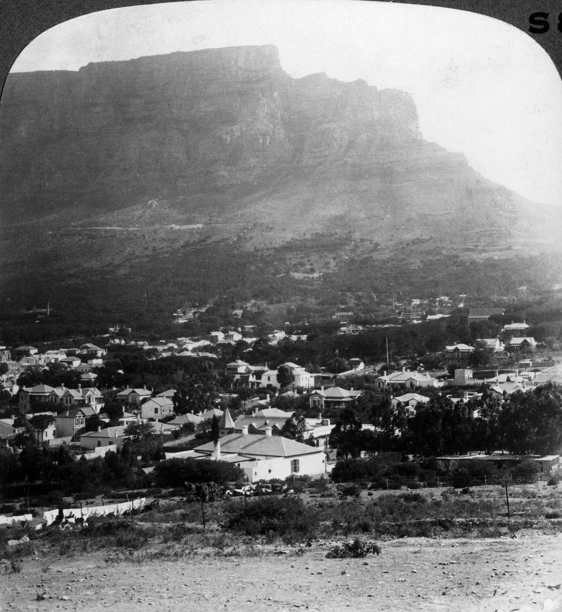 Masa Dağı, Cape Town, Güney Afrika. by Underwood and Underwood