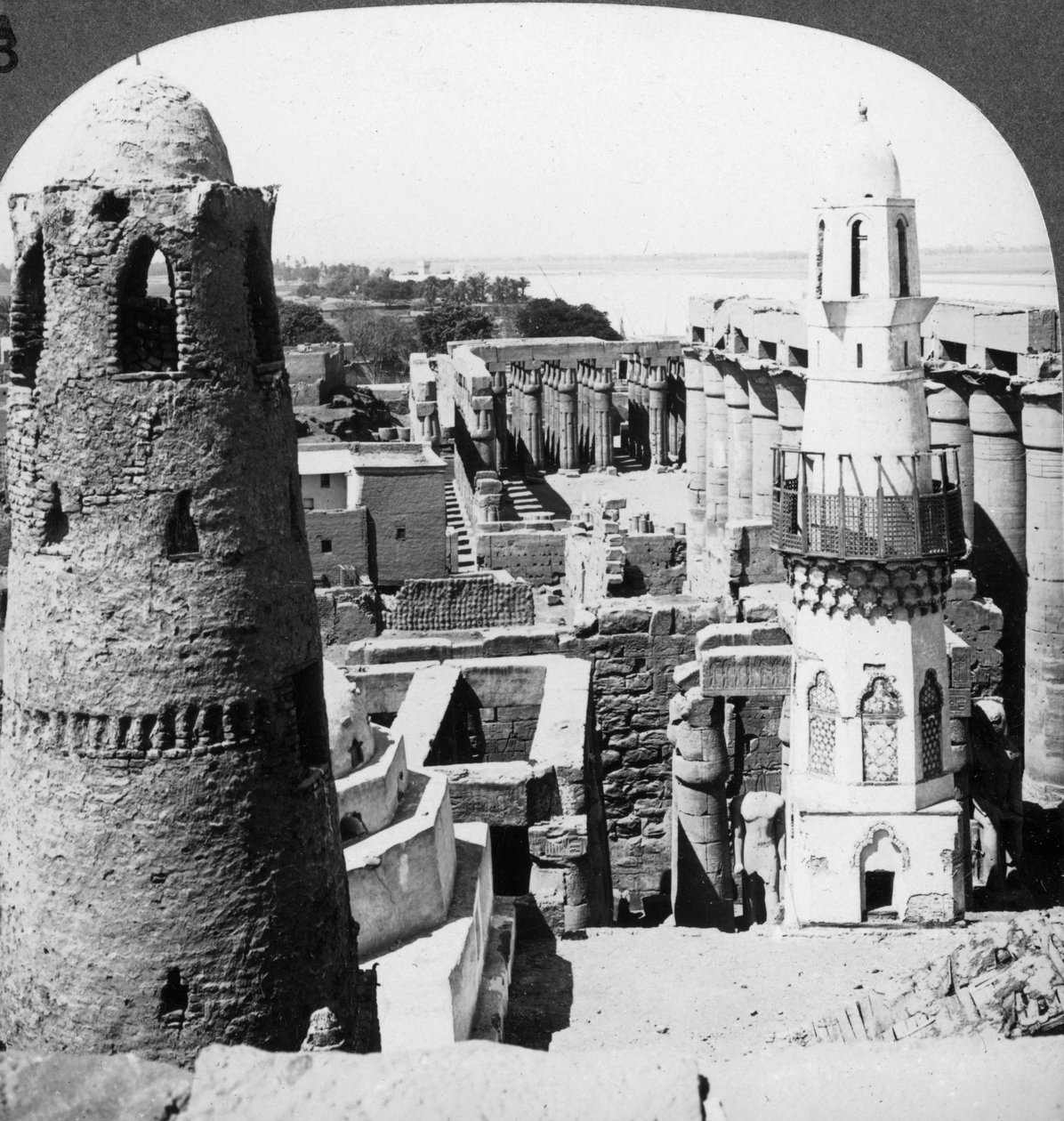 Luksor Tapınağı, Mısır, 1905. by Underwood and Underwood
