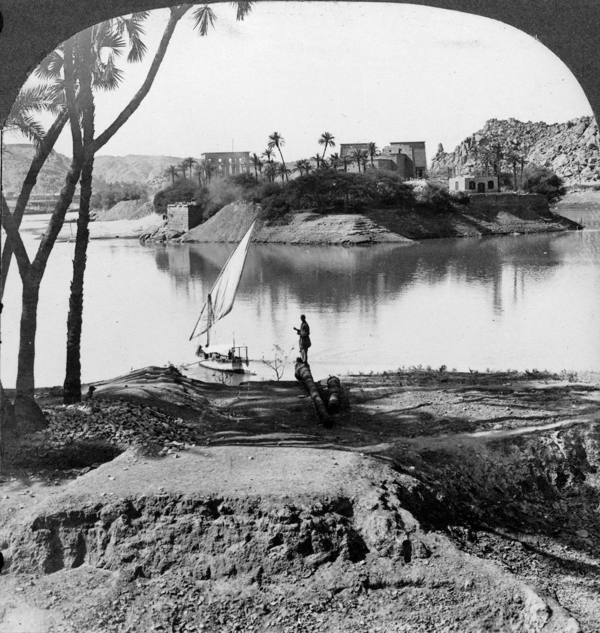 Philae Adası, Mısır, 1905. by Underwood and Underwood