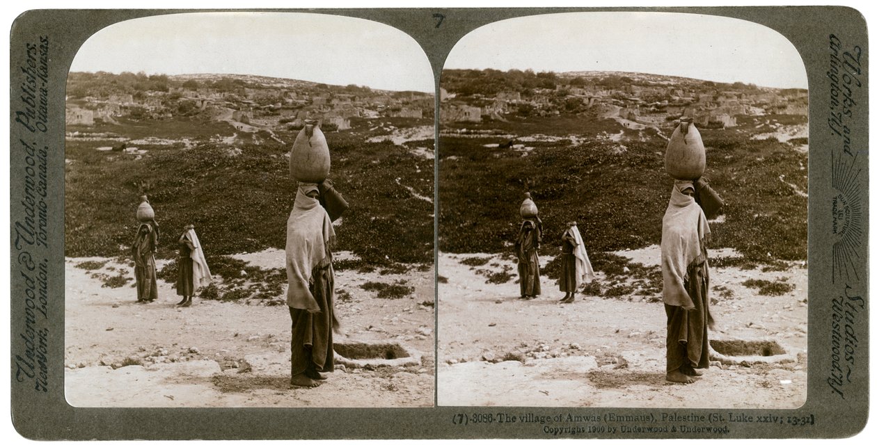 Imwas Emmaus köyü, Filistin, 1900. by Underwood and Underwood