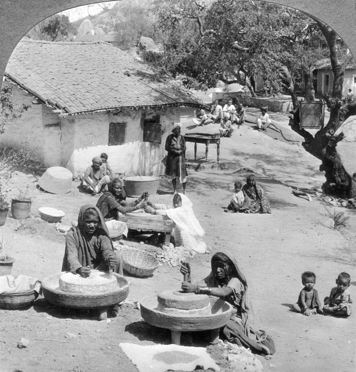 Köy hayatı, Hindistan, 1900