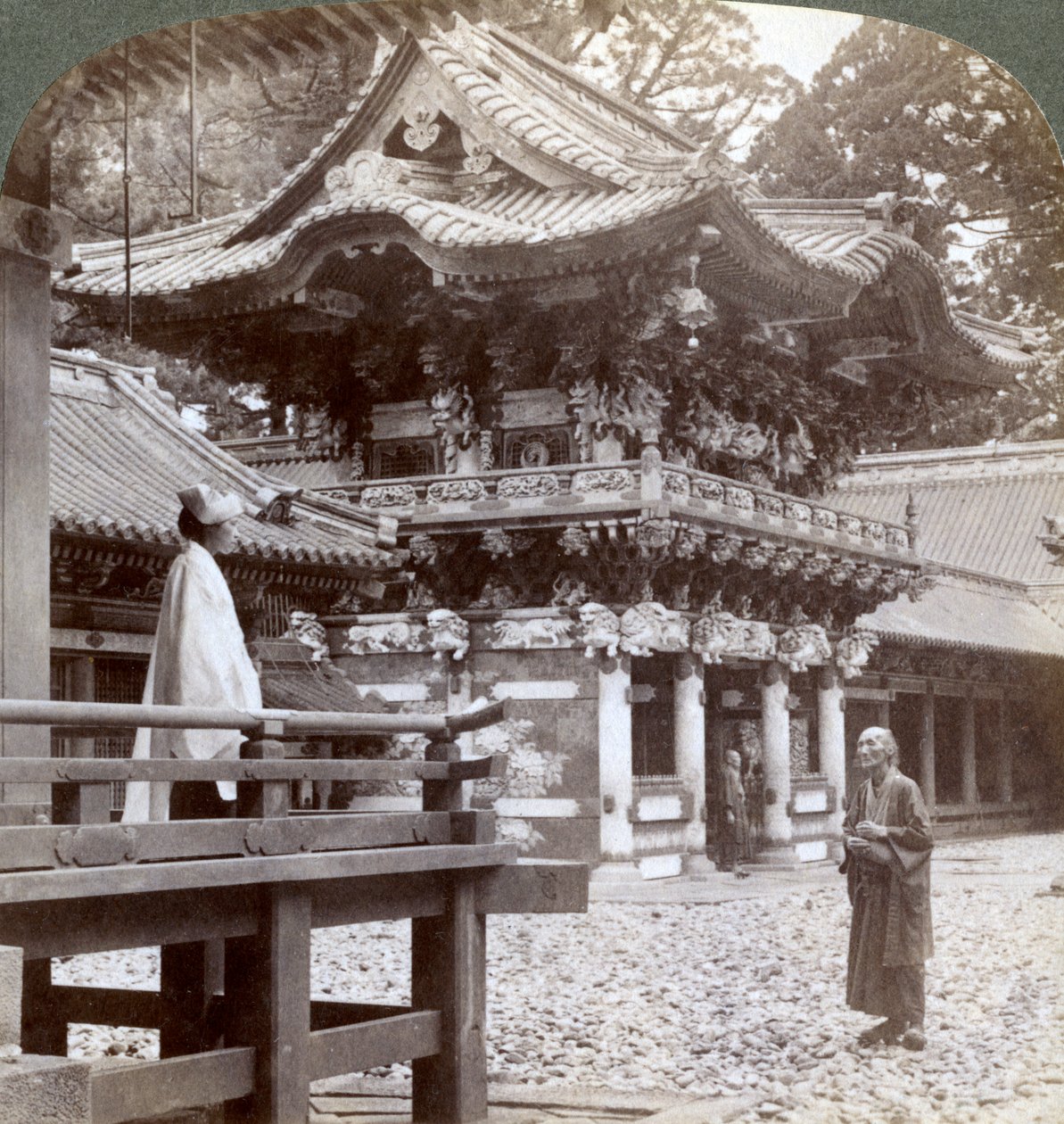 Gece prestijli el, dostum st el MP, Nikko, Japonya, 1904 tarafından çevrildi by Underwood and Underwood