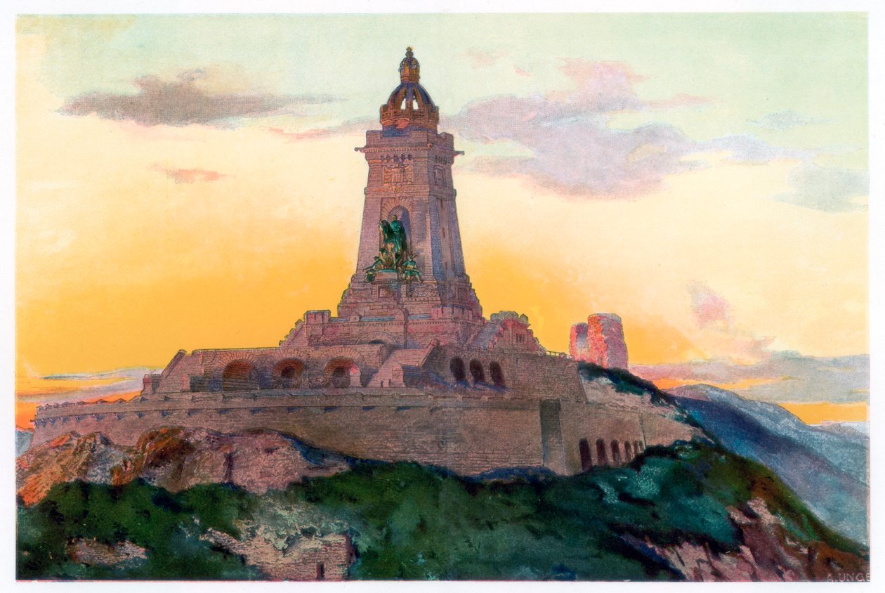 Kaiser Wilhelm I Anıtı, 1897, 1900 by Unger