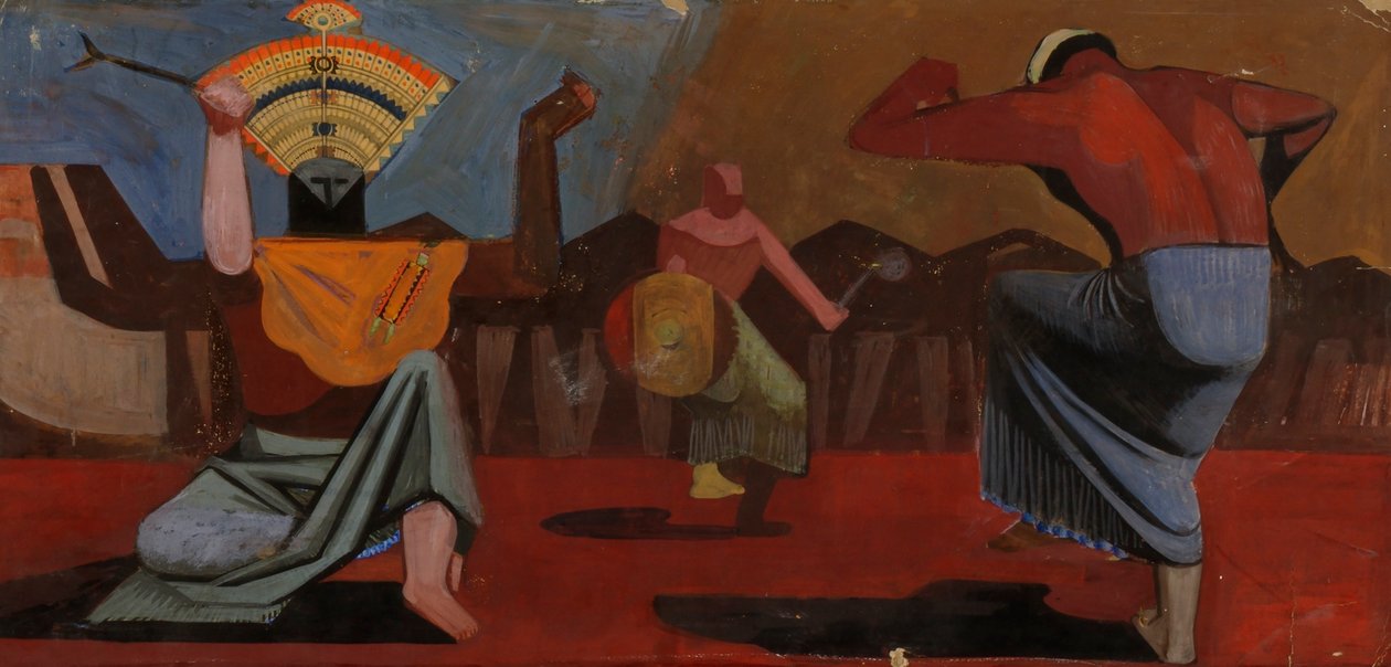 Hint Dansçılar için Eskiz by Unidentified