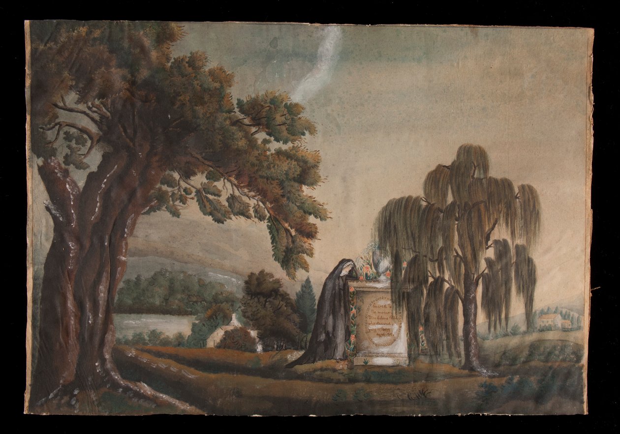 Bayan Salome Wood için Anma Sahnesi by Unknown