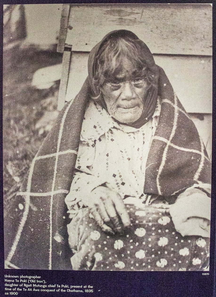 Bir Moriori kadınının fotoğrafı by Unknown