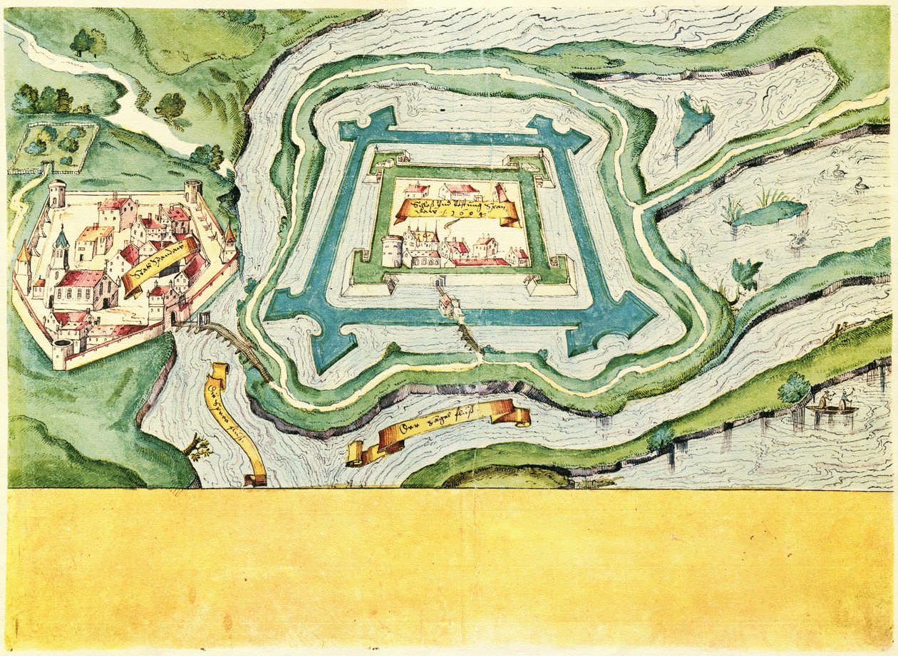 Şehir, Kale ve Vöstung Spandaw 1604 by Unknown