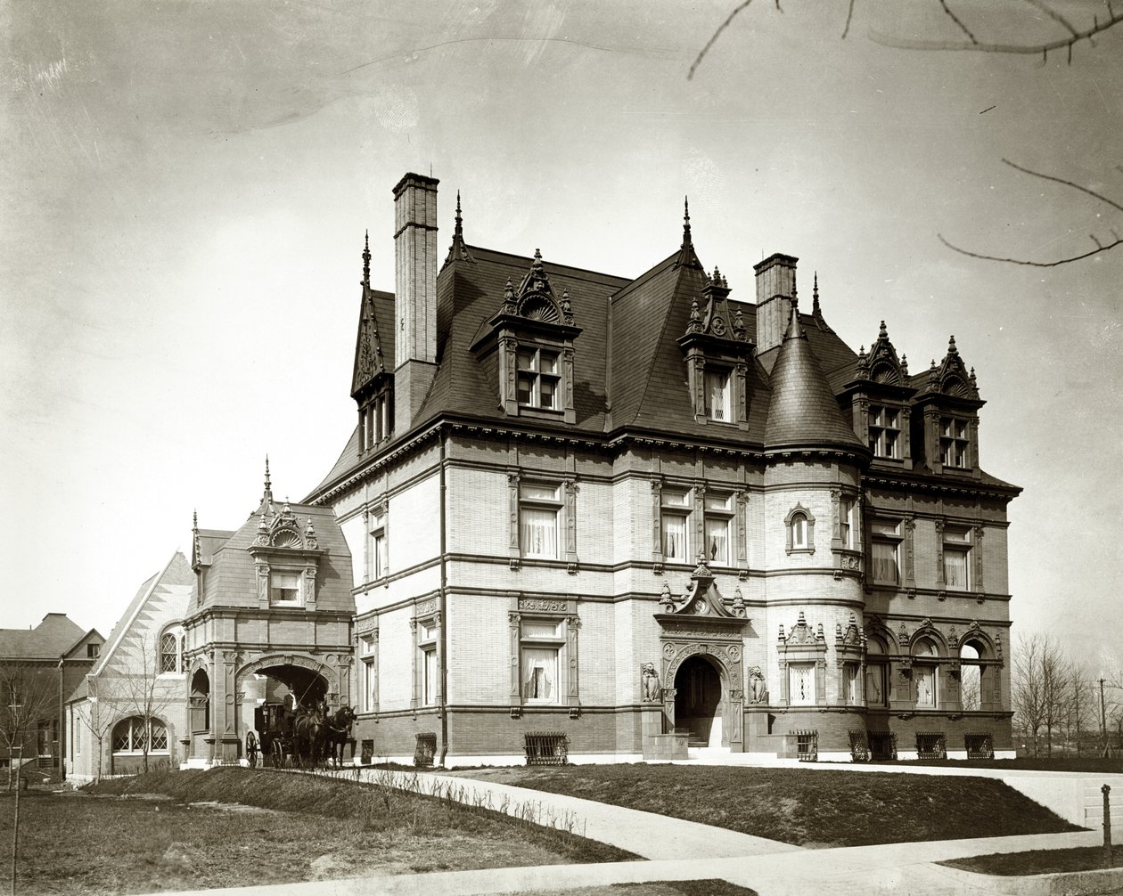 William K. Bixby Konutu. 13 Portland Yeri. Yaklaşık. 1895. W. Albert Swasey, Mimar by Unknown