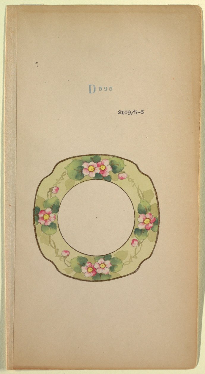 Bir Plaka için Tasarım by Unknown