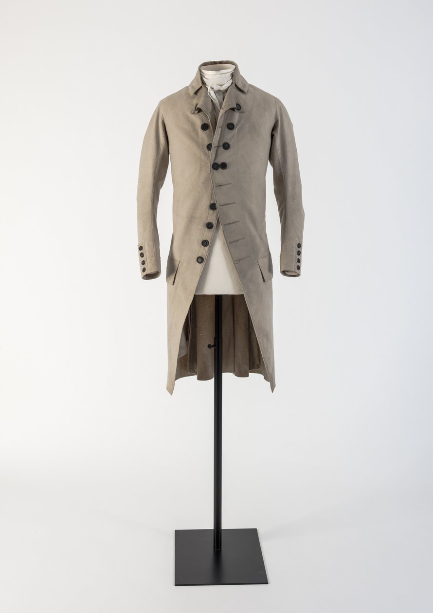 Erkek krem yün frak, 1790