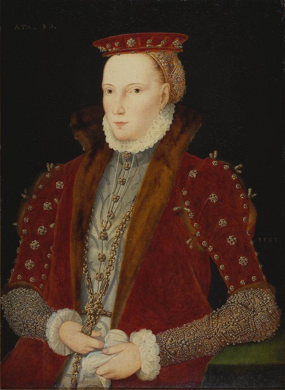Kraliçe I. Elizabeth olduğu düşünülen bir Hanımefendinin Portresi, 1563 by Unbekannt Unbekannt