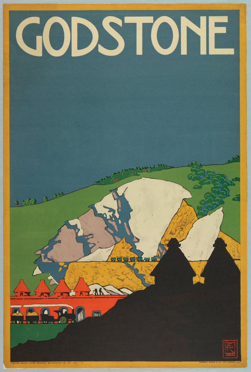 Afiş, Godstone, Londra Metrosu, 1915 by Unknown