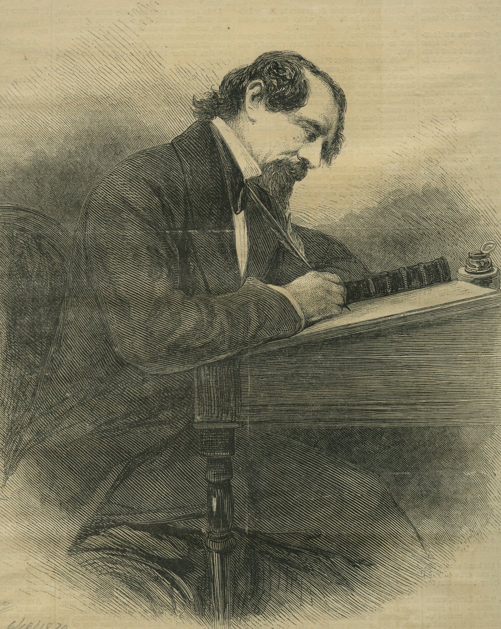 Geç Charles Dickens, 1870 dolayları by Unbekannt Unbekannt