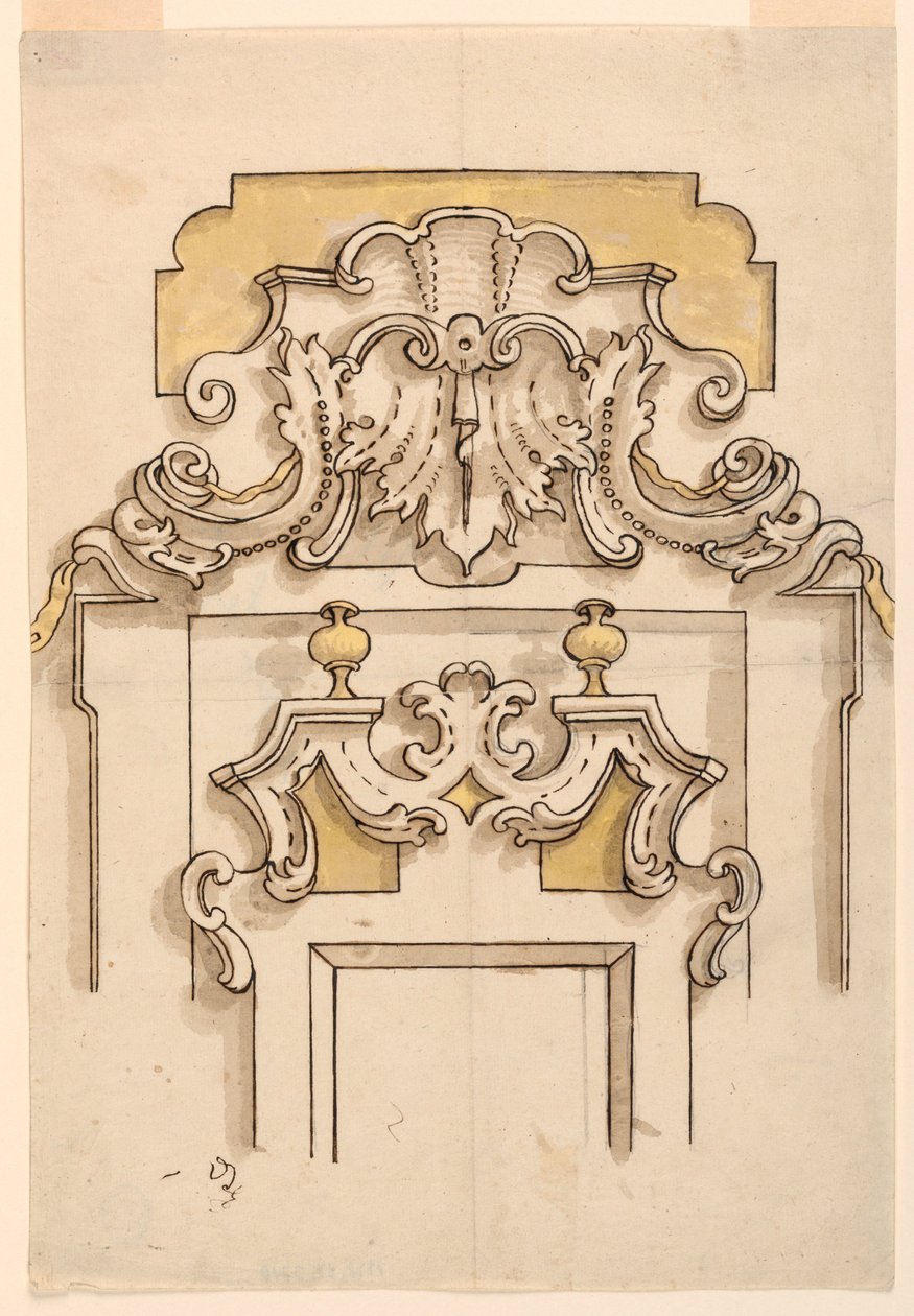 Çizim (Fransa ve İtalya), 1725–50 by Unknown