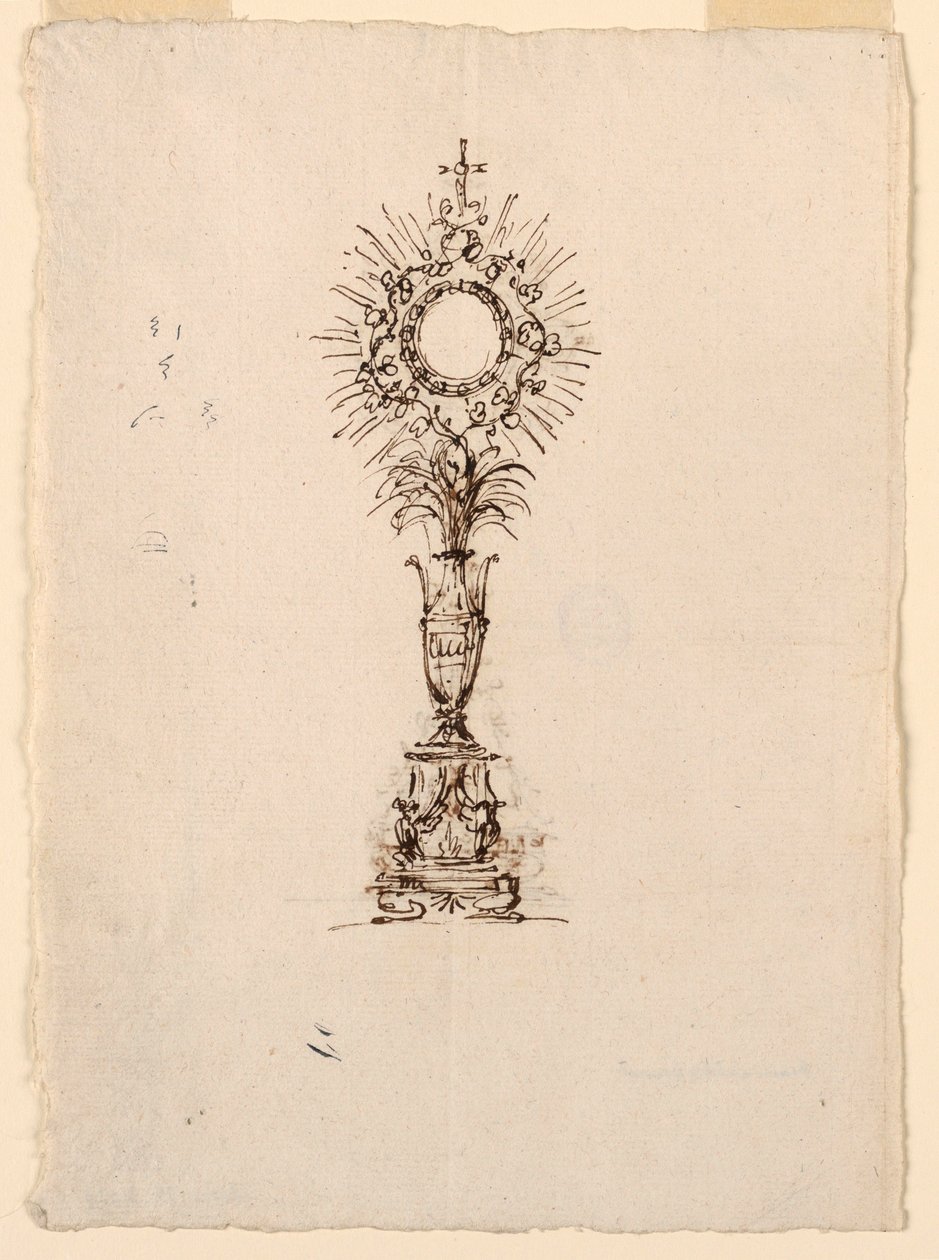 Çizim, Bir Canavar İçin Tasarım, 1815–1830 by Unknown