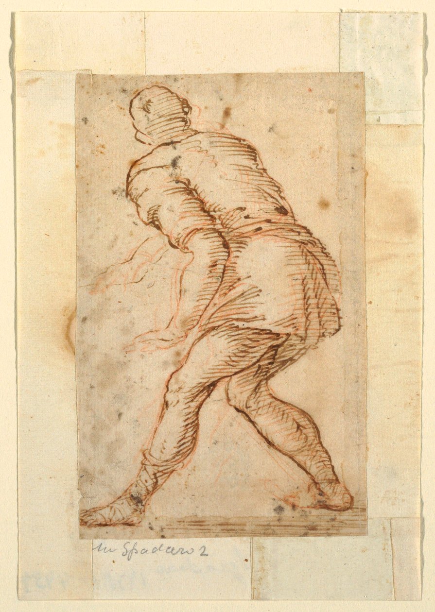 Bir Adamın Çizimi, Figür Çalışması by Unknown