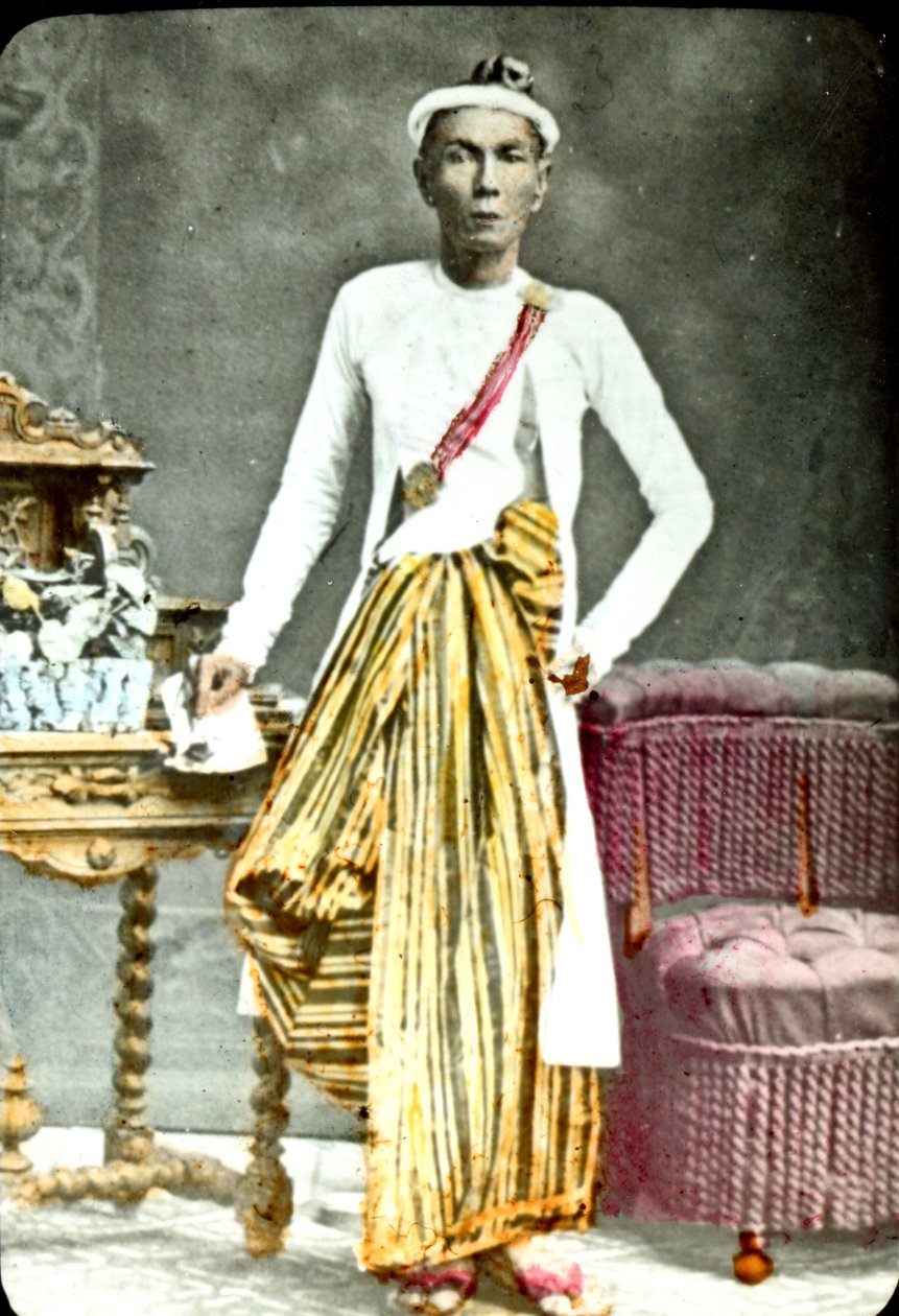 Birmanyalı adam, 1880