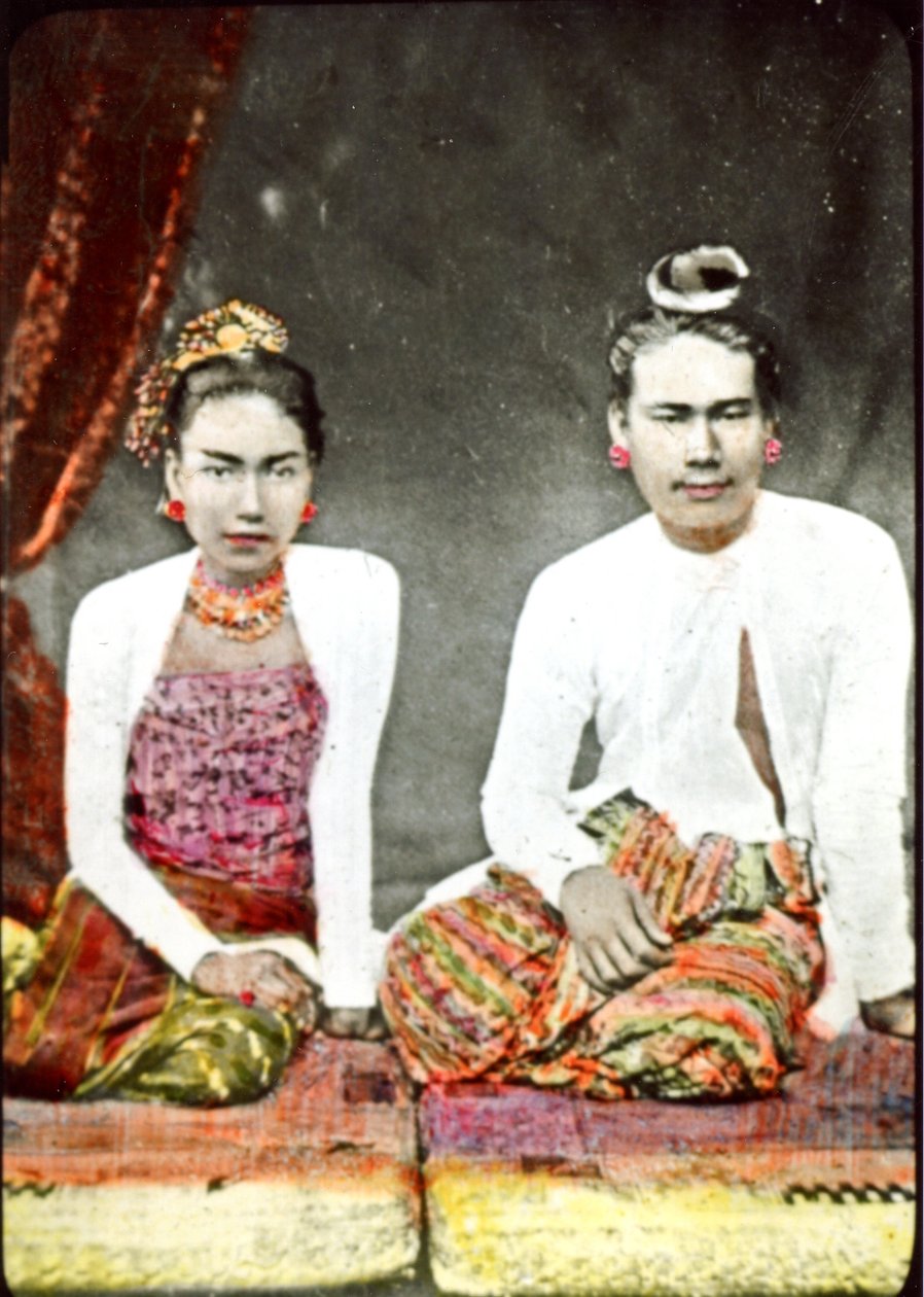 Burma Kralı Thebaw ve Kraliçe Supayalat, c.1880