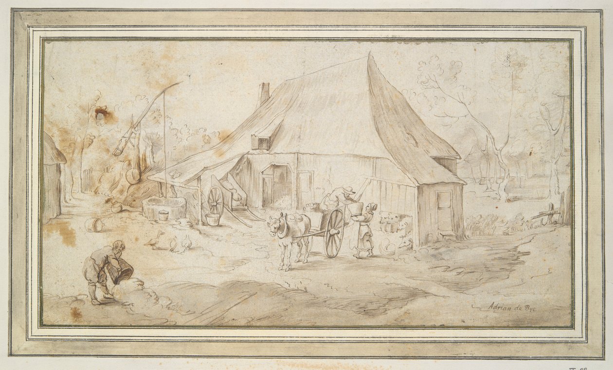 Üç Figürlü Bir Çiftlik by Unknown
