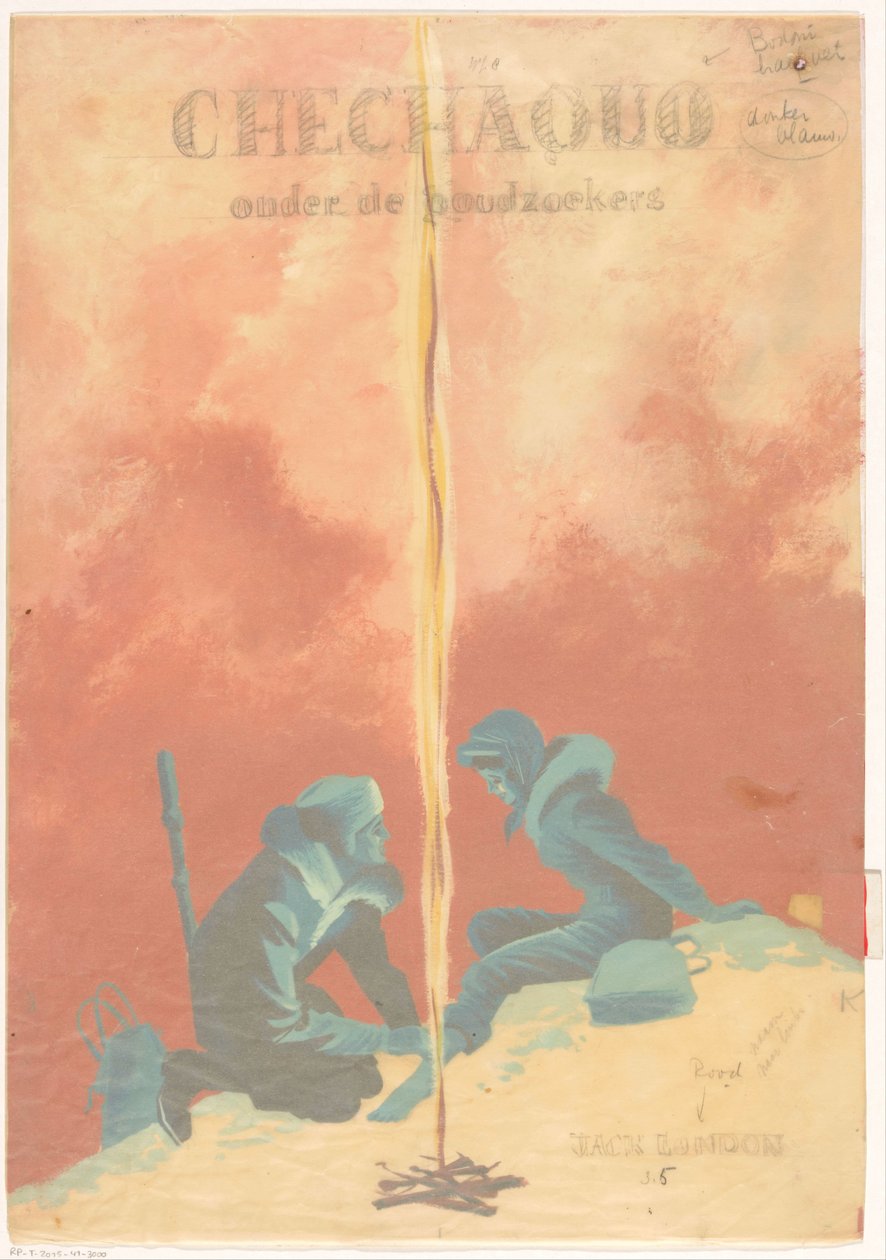 Bant tasarımı: Jack London, adaylar arasında Chechaquo (Chechaquo ve eski zamanlayıcılar), 1958 by Unknown