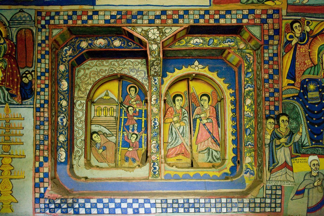 Debir Sina Mary Kilisesi, Gorgora, Tana Gölü, Etiyopya, Afrika by Unknown