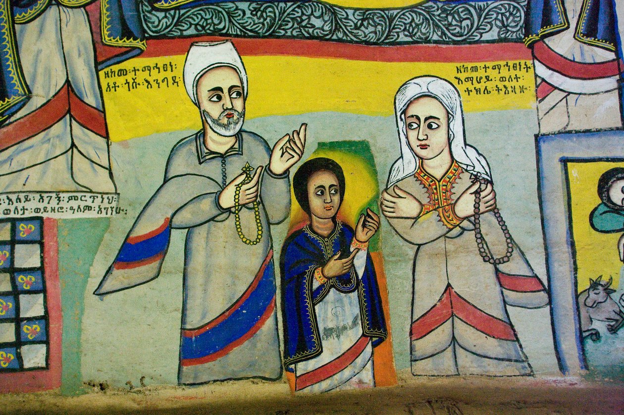 Debir Sina Mary Kilisesi, Gorgora, Tana Gölü, Etiyopya, Afrika by Unknown