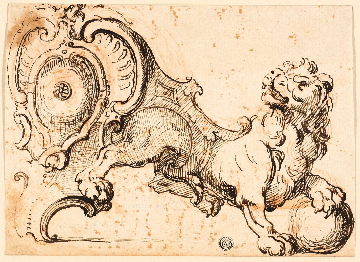 Bir Andiron için Tasarım by Unknown