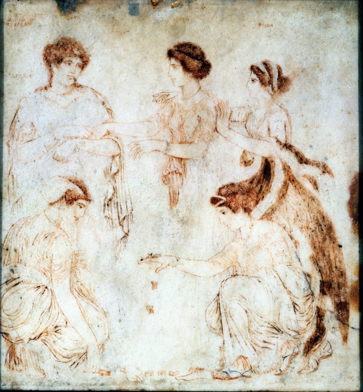 Theseus ve Minotor, Pompeii by Unknown