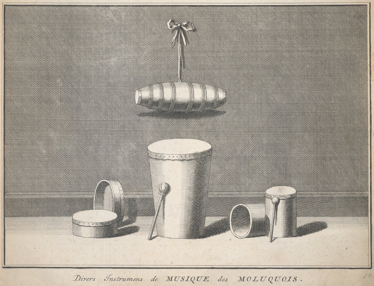 Muhtelif Moluccan Müzik Aletleri by Unknown