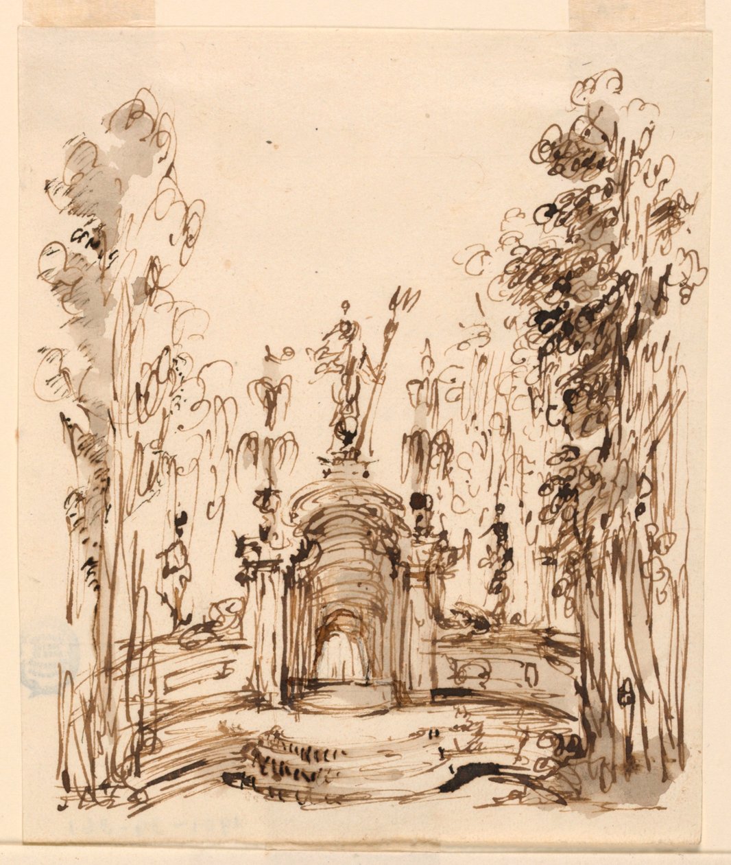 Bir Parkta Çeşme by Unknown