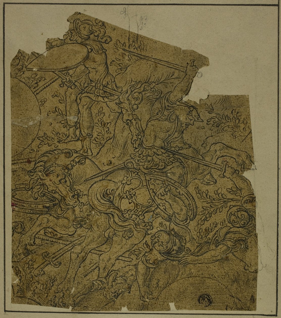 Fragman: Atlı Askerlerle Savaşan Silahlı Savaşçılar by Unknown