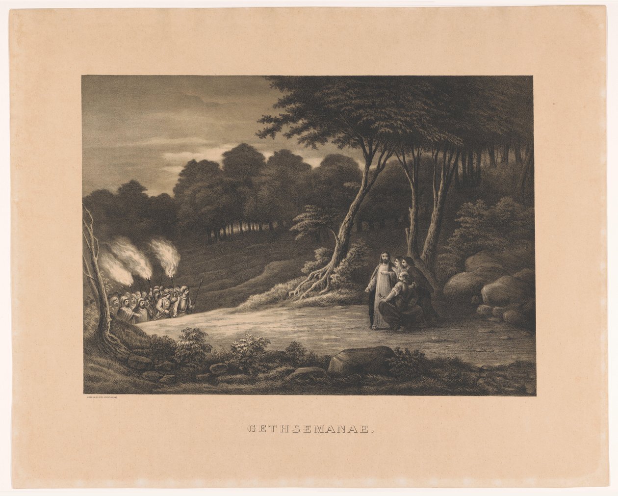 Gethsemanae (nesne üzerindeki orijinal başlık) by Unknown